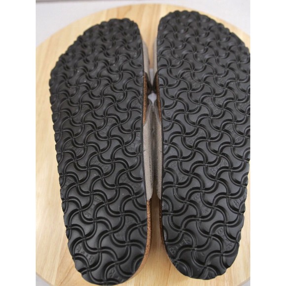 Birkenstock Lugano Sandals (44 US 11 R) Suede Stone‎ Coin SoftBed Comfort… - Picture 5 of 6